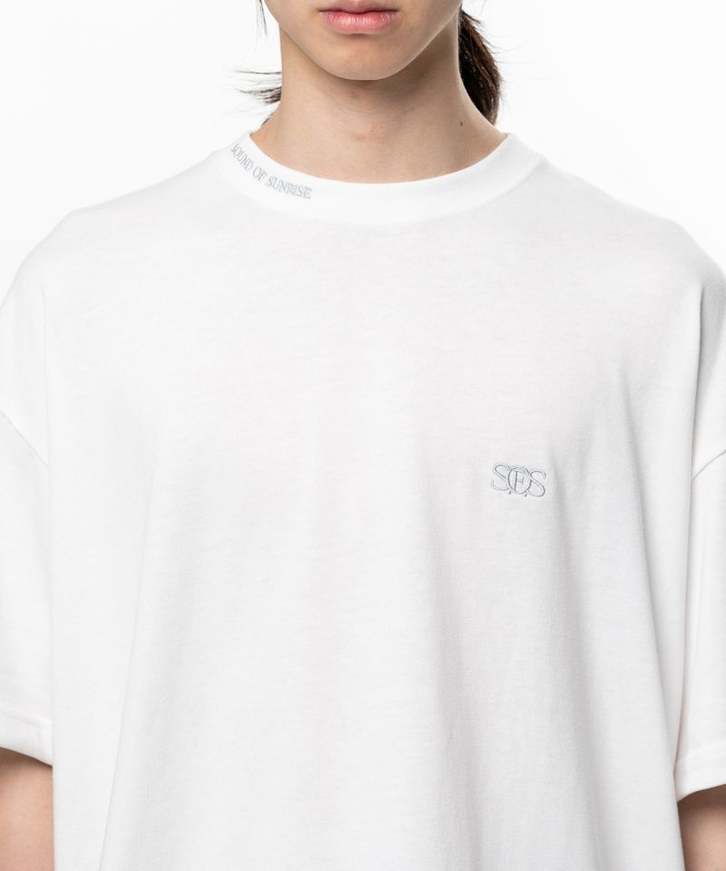 S.O.S Cotton Jersey Logo Embroiled T-shirt