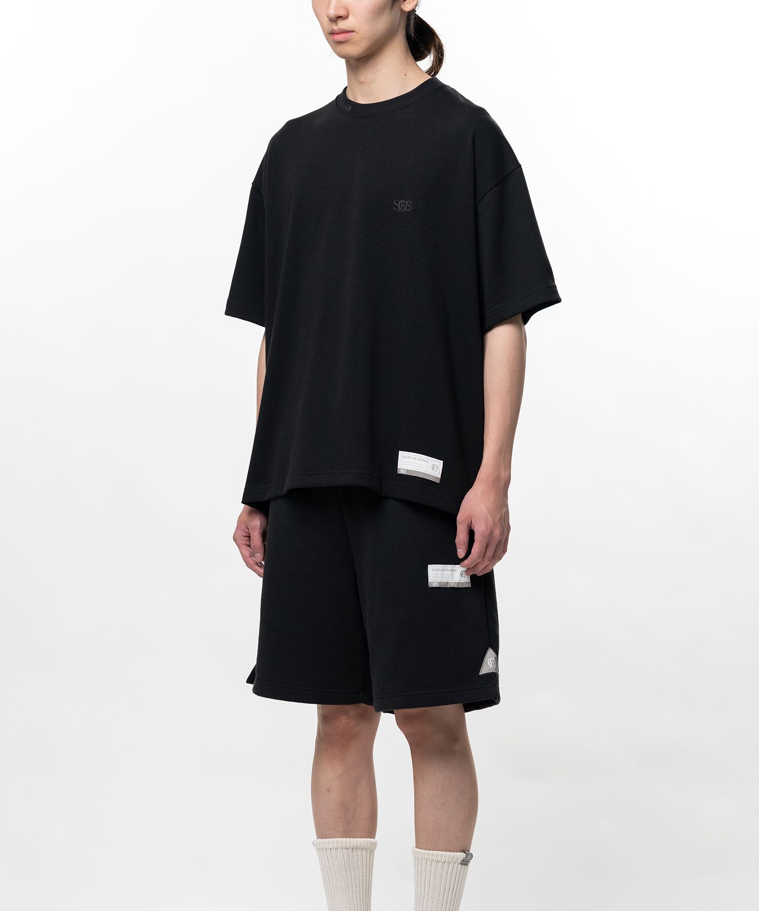 S.O.S Cotton Jersey Logo Embroiled T-shirt