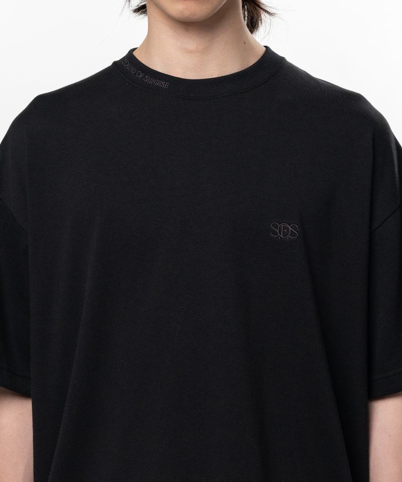 S.O.S Cotton Jersey Logo Embroiled T-shirt