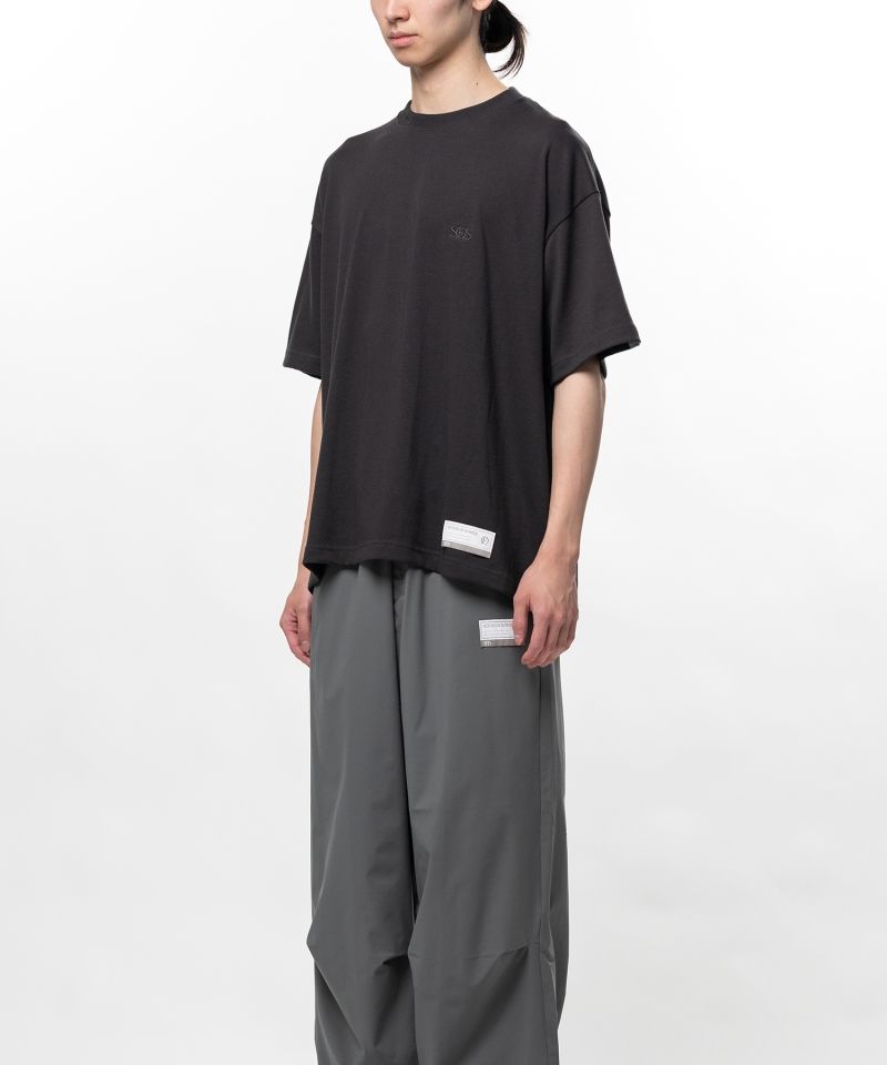 S.O.S Cotton Jersey Logo Embroiled T-shirt