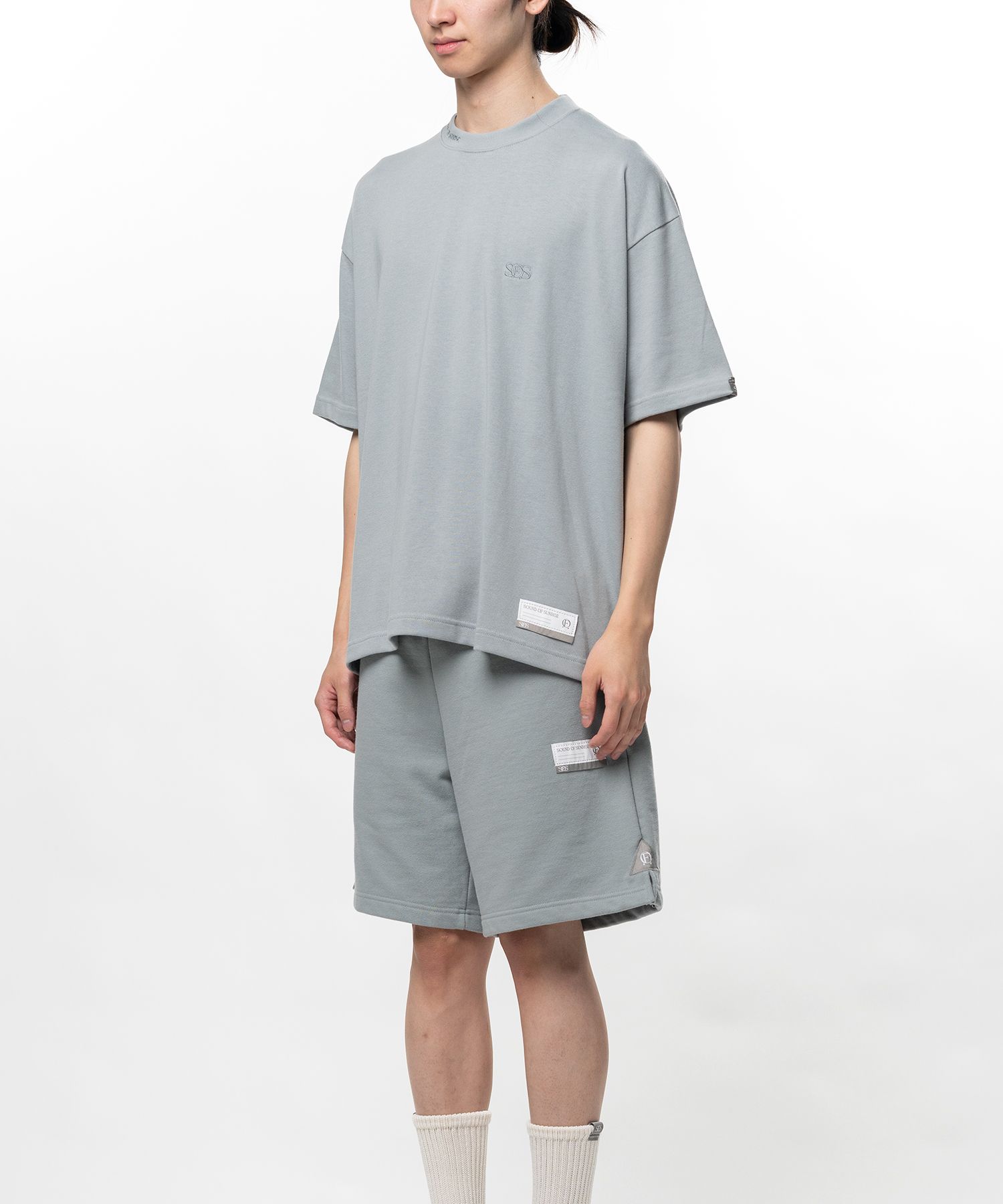 S.O.S Cotton Jersey Logo Embroiled T-shirt