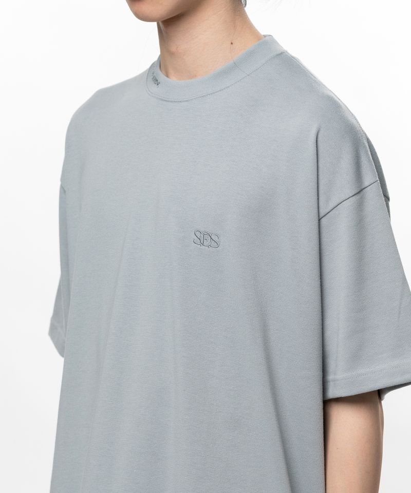 S.O.S Cotton Jersey Logo Embroiled T-shirt