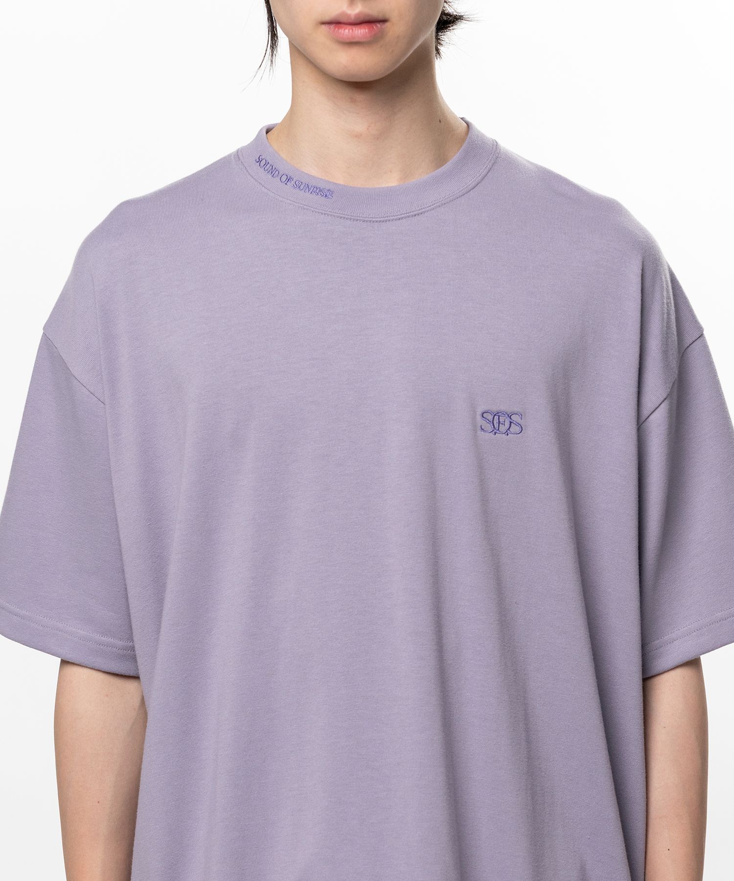 S.O.S Cotton Jersey Logo Embroiled T-shirt