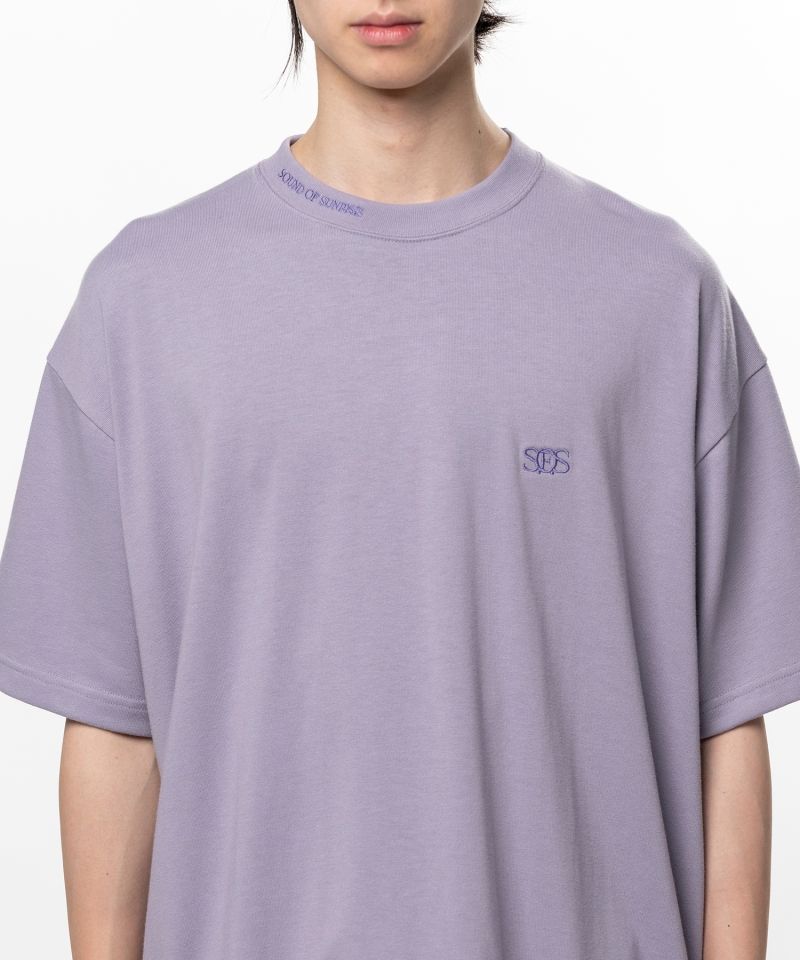 S.O.S Cotton Jersey Logo Embroiled T-shirt