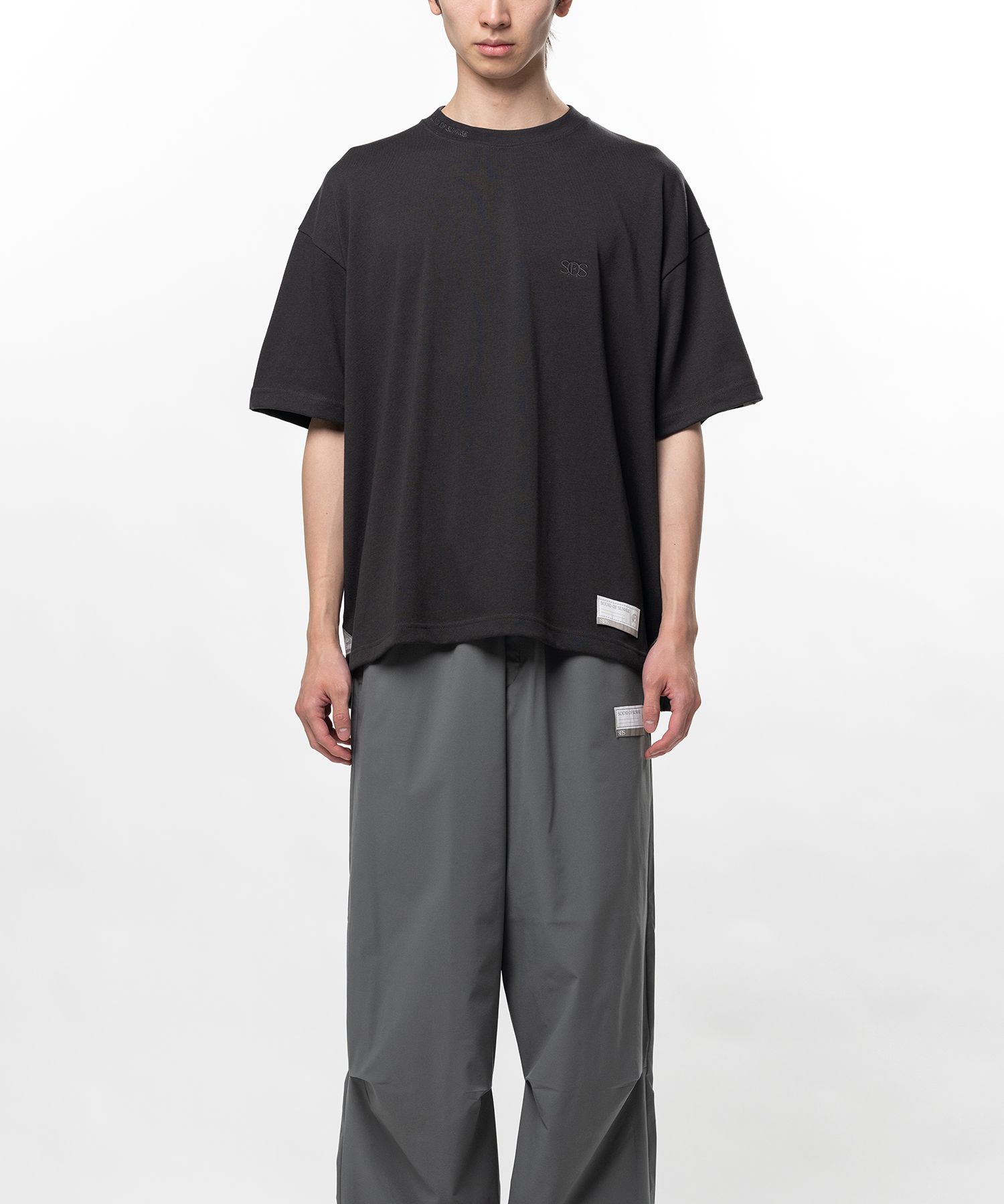 S.O.S Cotton Jersey Logo Embroiled T-shirt